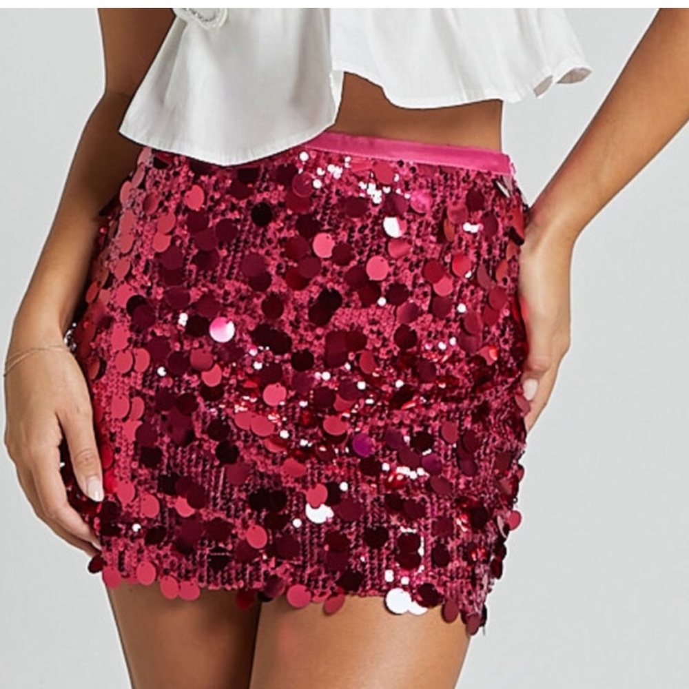 SHOWPO NEW Adalene Mini Skirt Sequin Bodycon